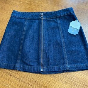 Altar’d state zip jeans skirt